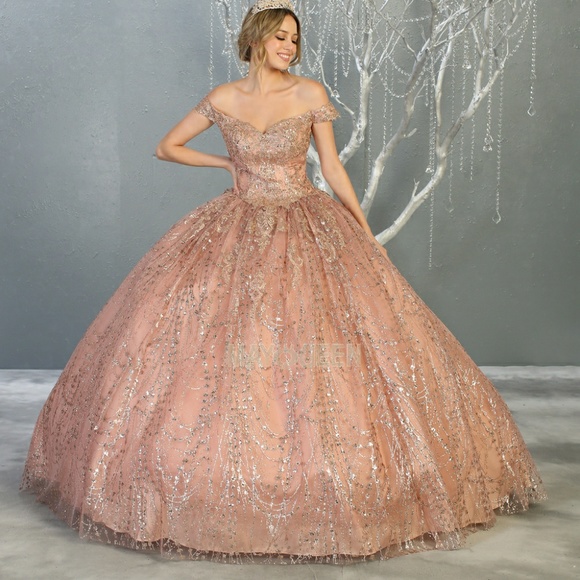 Off shoulder new formal wedding corset back dress - Picture 3 of 8